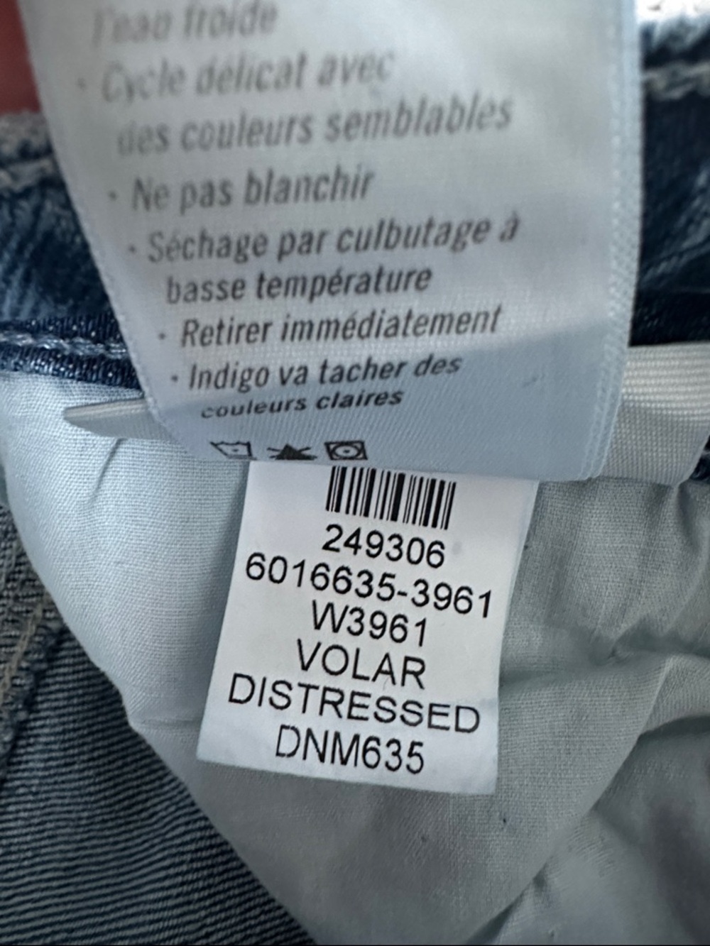 NWT PAIGE Leenah slim wide leg denim jeans 28 volar distressed $250 - Picture 9 of 12